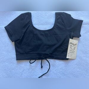 Vintage 90’s black crop dance top